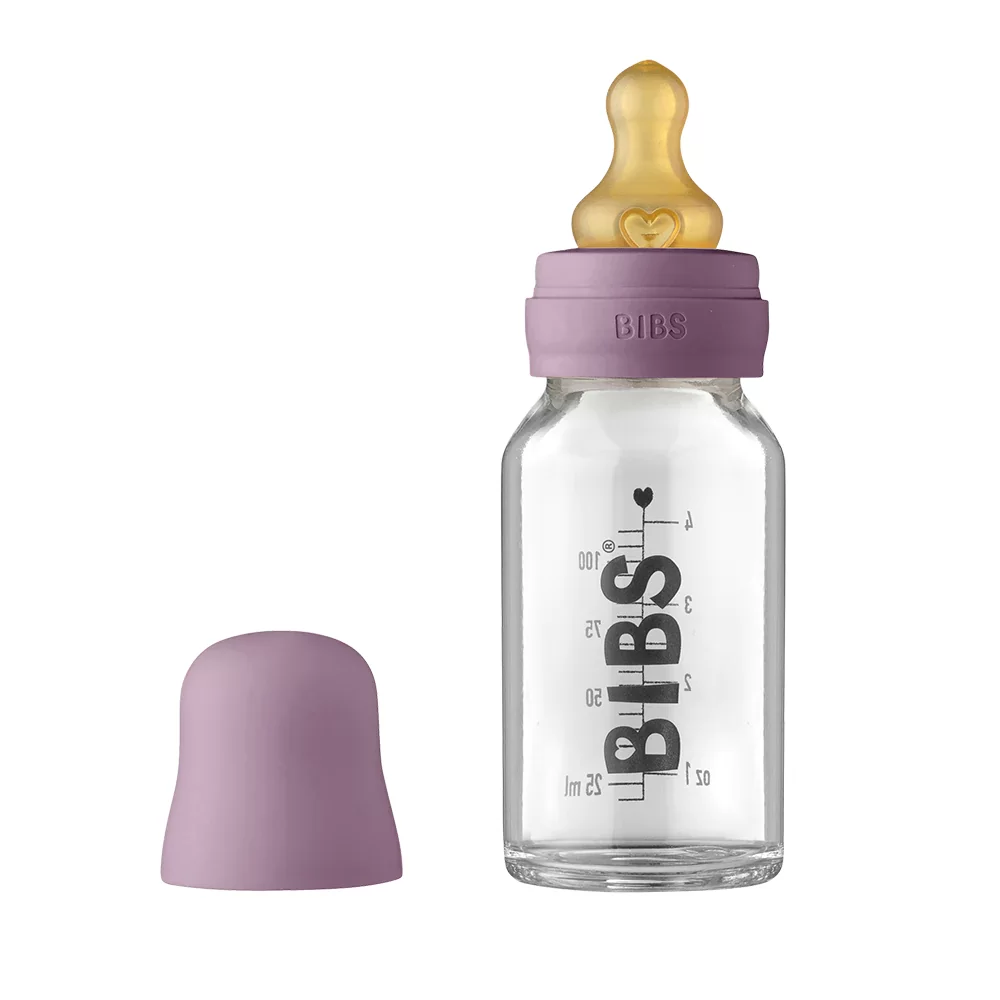 BIBS Baby Bottle Complete Set Biberon 110ml - Mauve