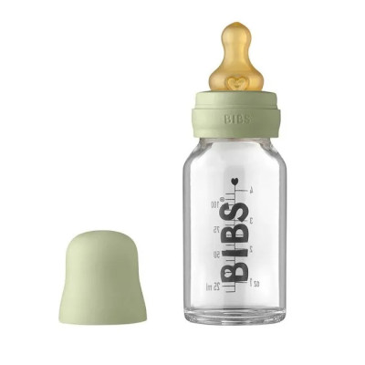 BIBS Baby Bottle Complete Set Biberon 110ml - Sage