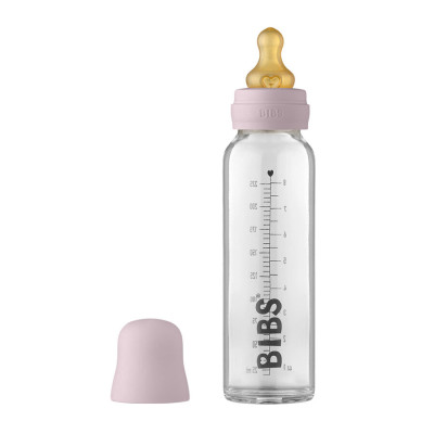 BIBS Baby Bottle Complete Set Biberon 225ml - Dusky Lilac