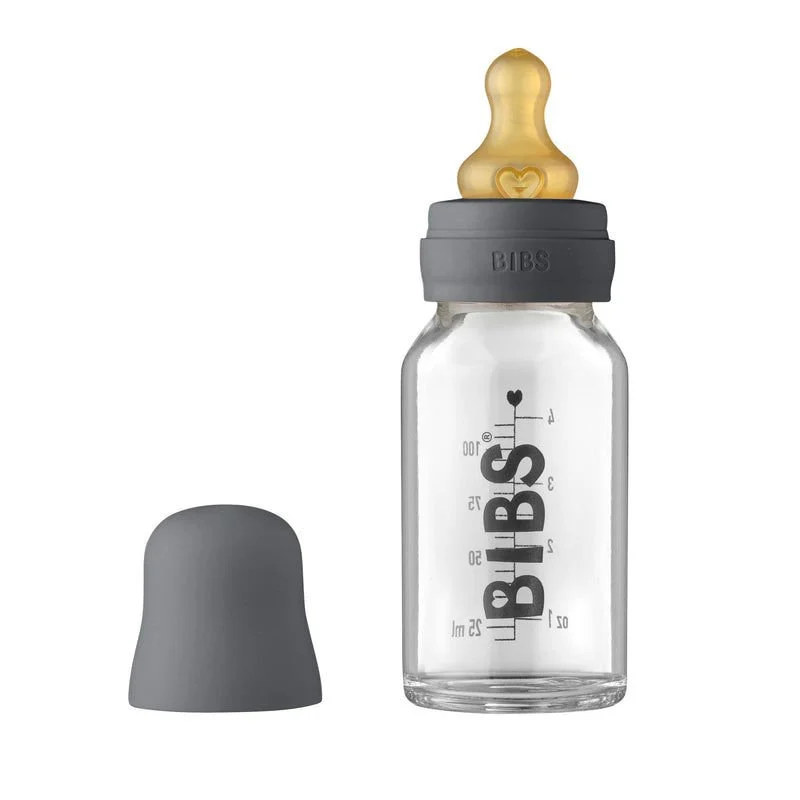 BIBS Baby Bottle Complete Set Biberon 110ml - Iron