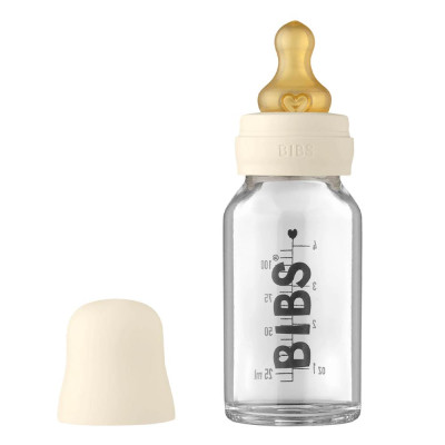 BIBS Baby Bottle Complete Set Biberon 110ml - Ivory