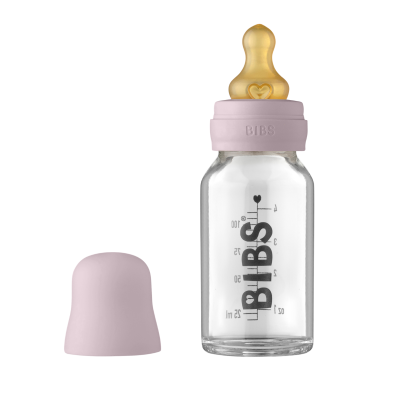 BIBS Baby Bottle Complete Set Biberon 110ml - Dusky Lilac