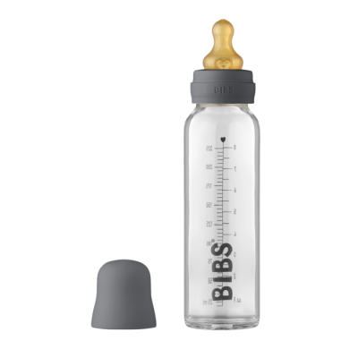 BIBS Baby Bottle Complete Set Biberon 225ml - Iron