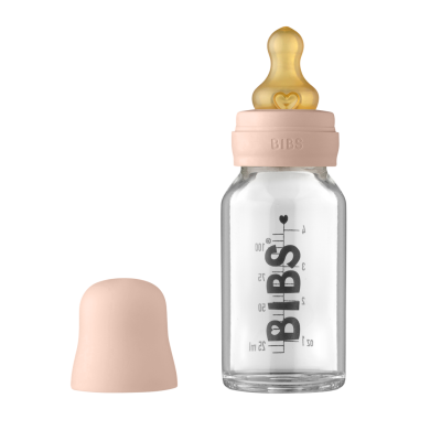 BIBS Baby Bottle Complete Set Biberon 110ml - Blush